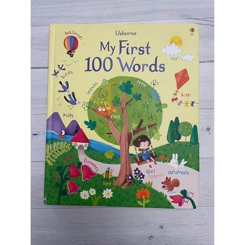 Usborne My First 100 Words Board Book Felicity Brooks Educational Toddler